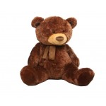 Dark Brown 5 Feet Big Teddy Bear with Muffler